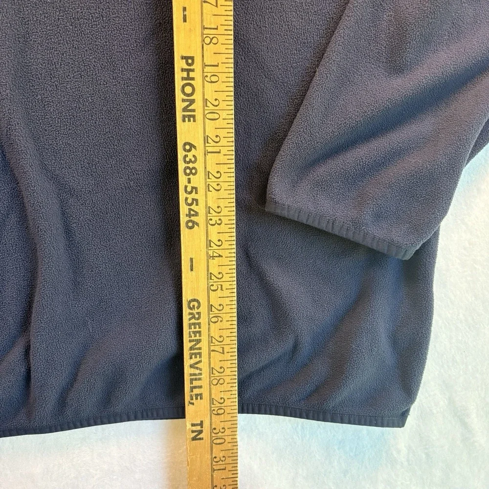 The North Face Jacket Mens 3XL  Navy Blue Cedar Trail Grid Fleece Lining 1/4 Zip